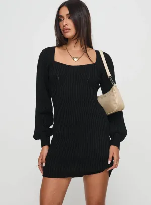 Bohemia Mini Dress Black City Look