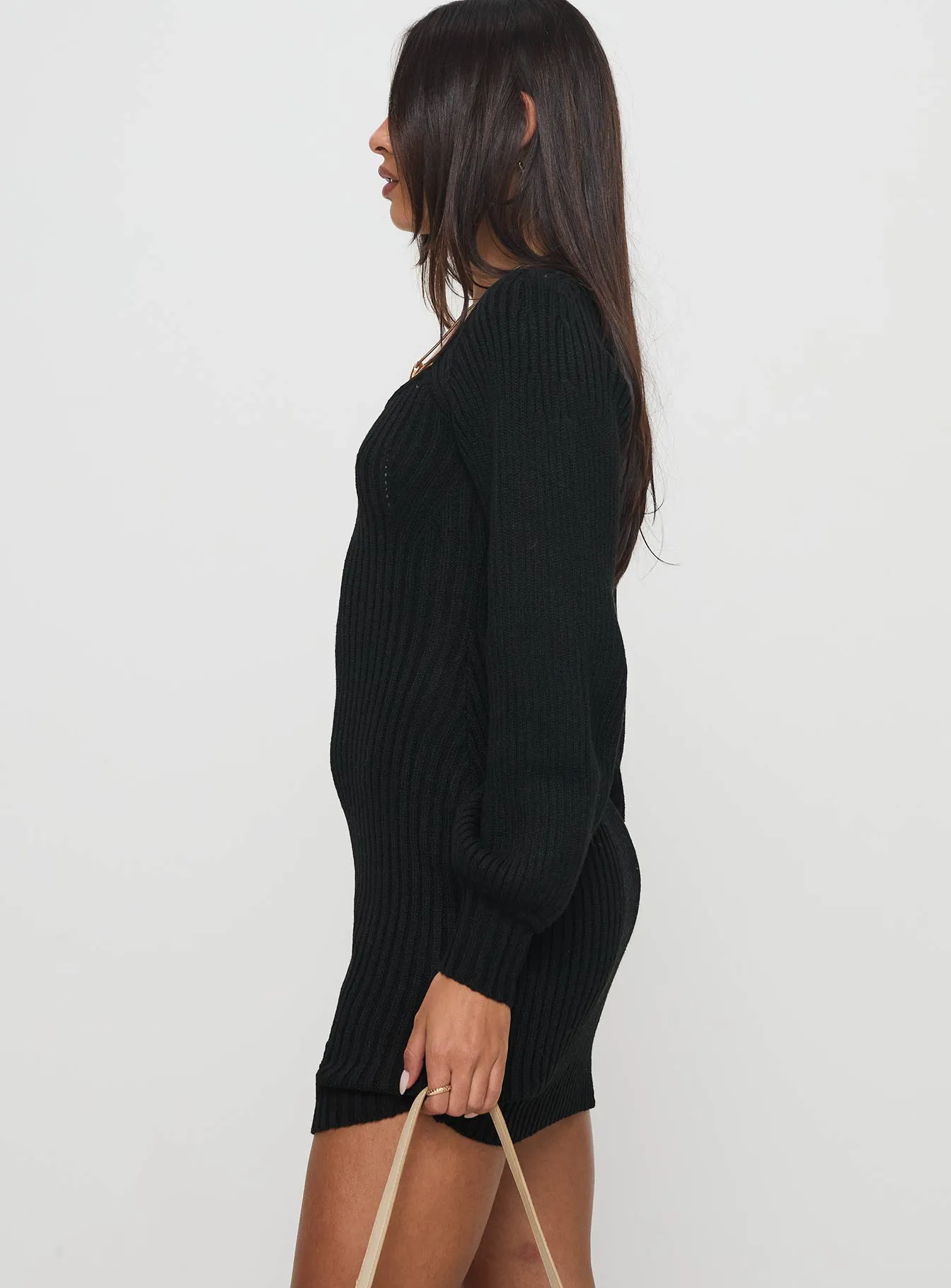Romantic mini dress Fresh Look Bohemia Mini Dress Black