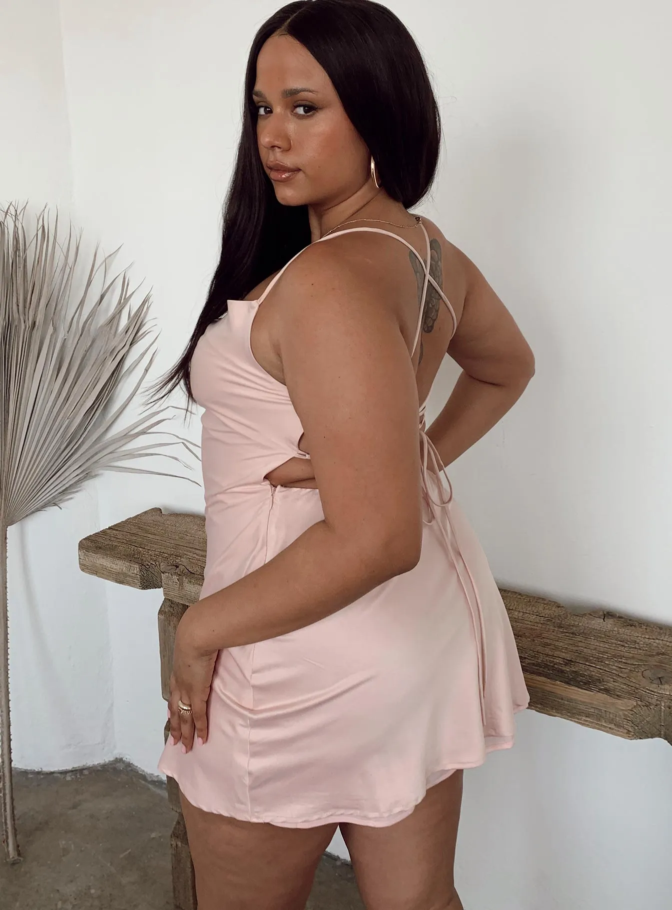 Night Out Flirty Look Celena Mini Dress Curve
