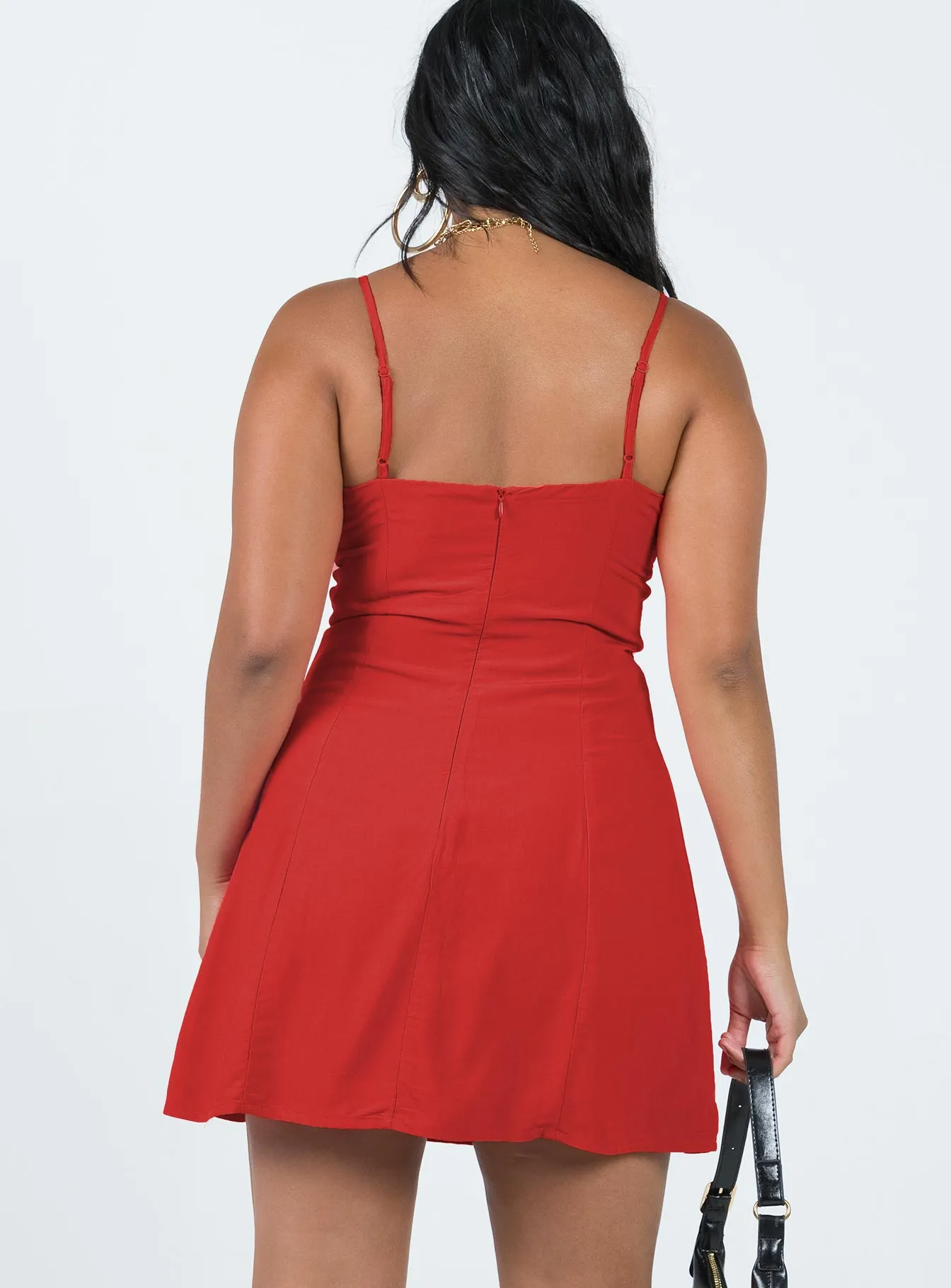 Edge Beat Dare Devil Mini Dress Red