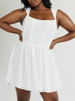 Relaxed mini for warm days Kameliah Mini Dress White Curve
