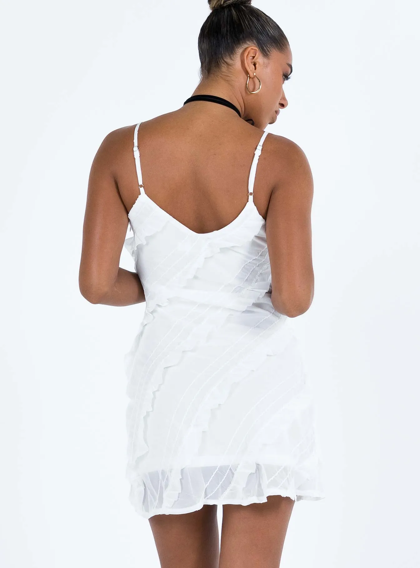 Boho Wear Street Heat Lars Mini Dress White