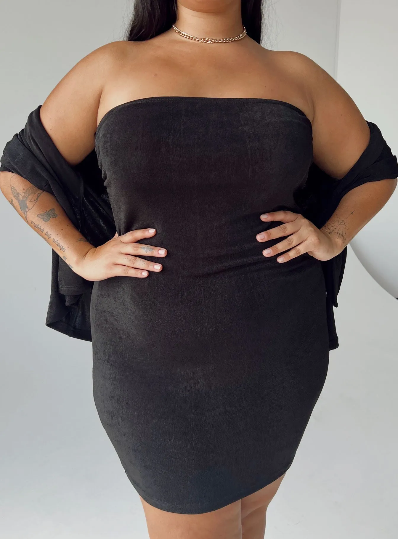 Invisible Zipper Closure Heat Glow Misha Set Black Curve