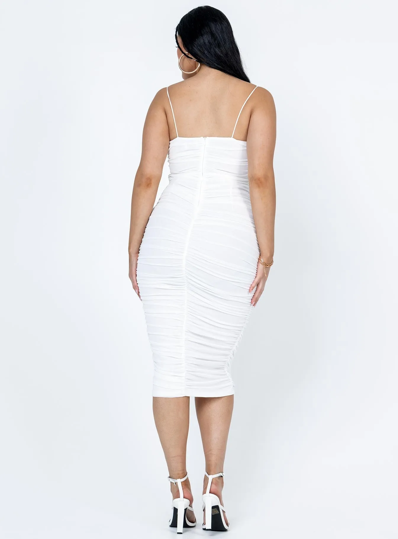 Chester Maxi Dress White Timeless Fashion