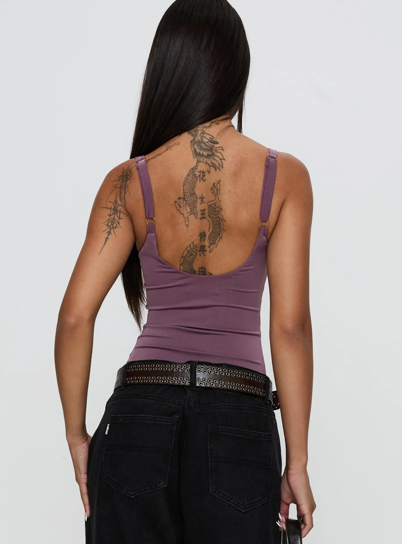 Night Traveler Off Stage Bodysuit Purple