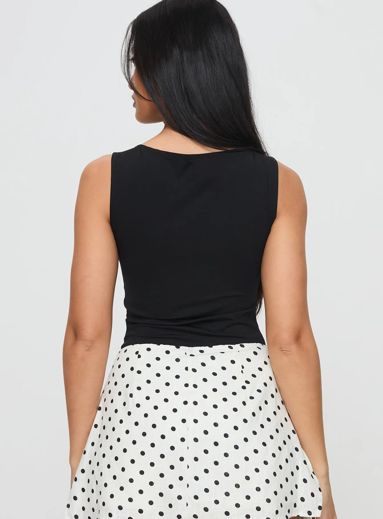 Durable Soft Pear Bodysuit Black