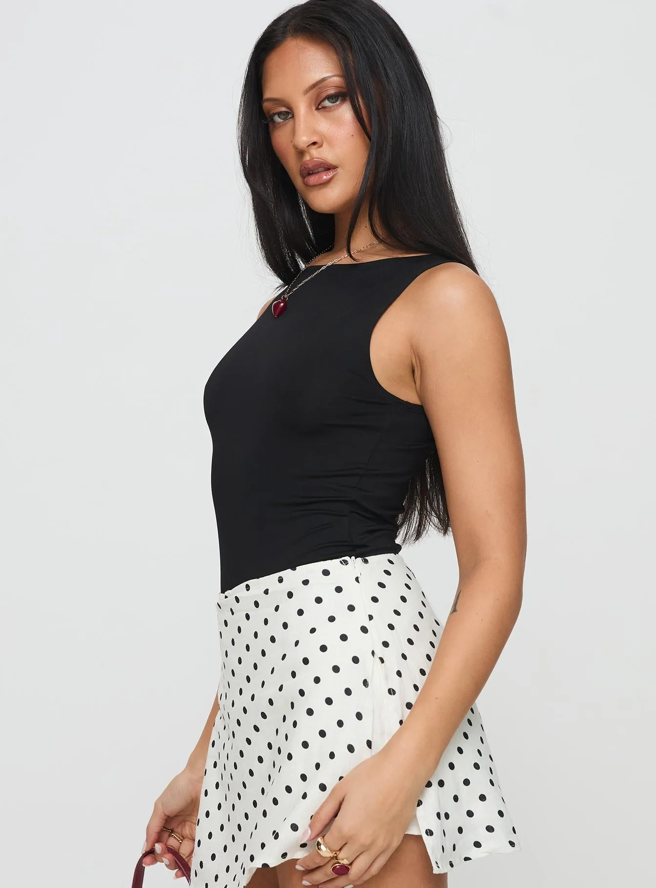 Pear Bodysuit Black Loose Travel