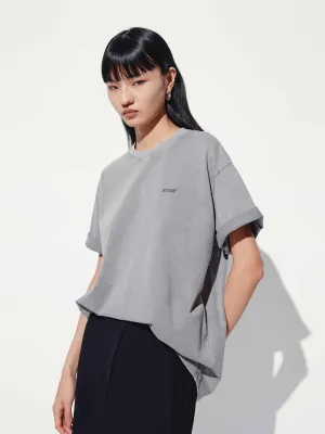 soft fit Back Cat Loose T-shirt
