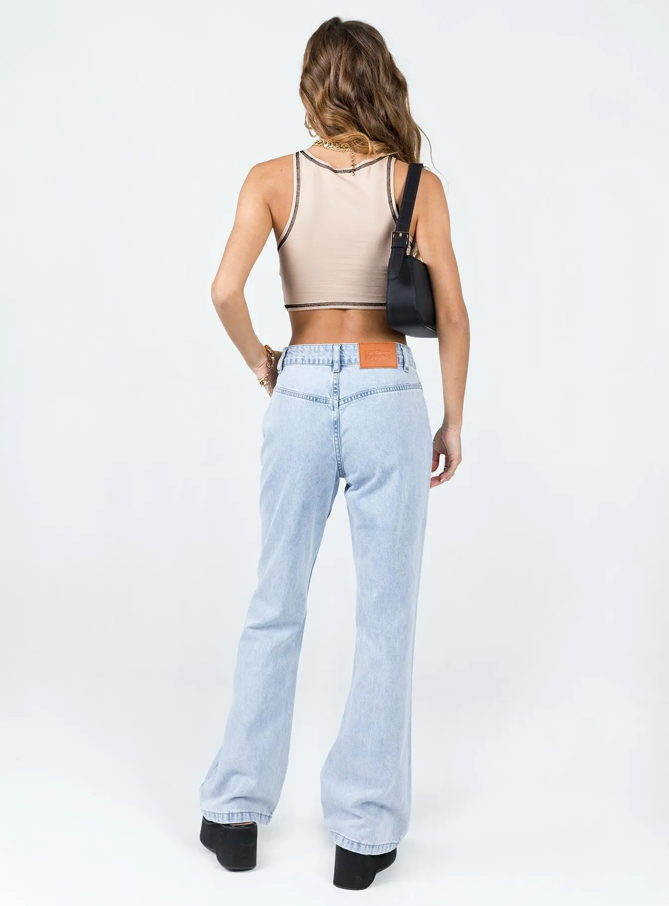 Jemma Low Rise Bootcut Jeans Youth Style Weekend Style Rainy Day Wardrobe Staple