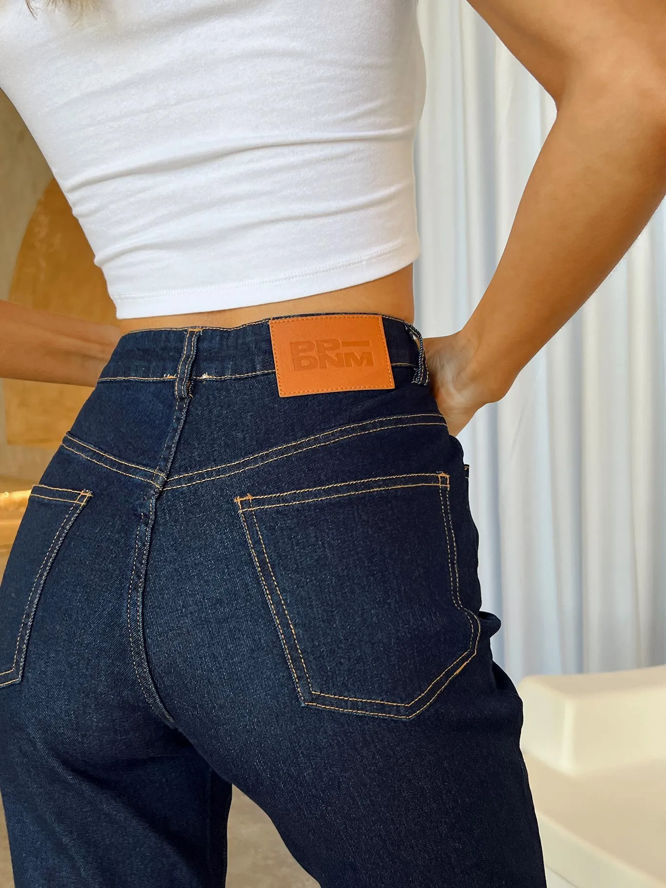 Office Wear Weekend Warrior Trend Setter Layer game Johnny Flare Dark Wash Jeans Denim