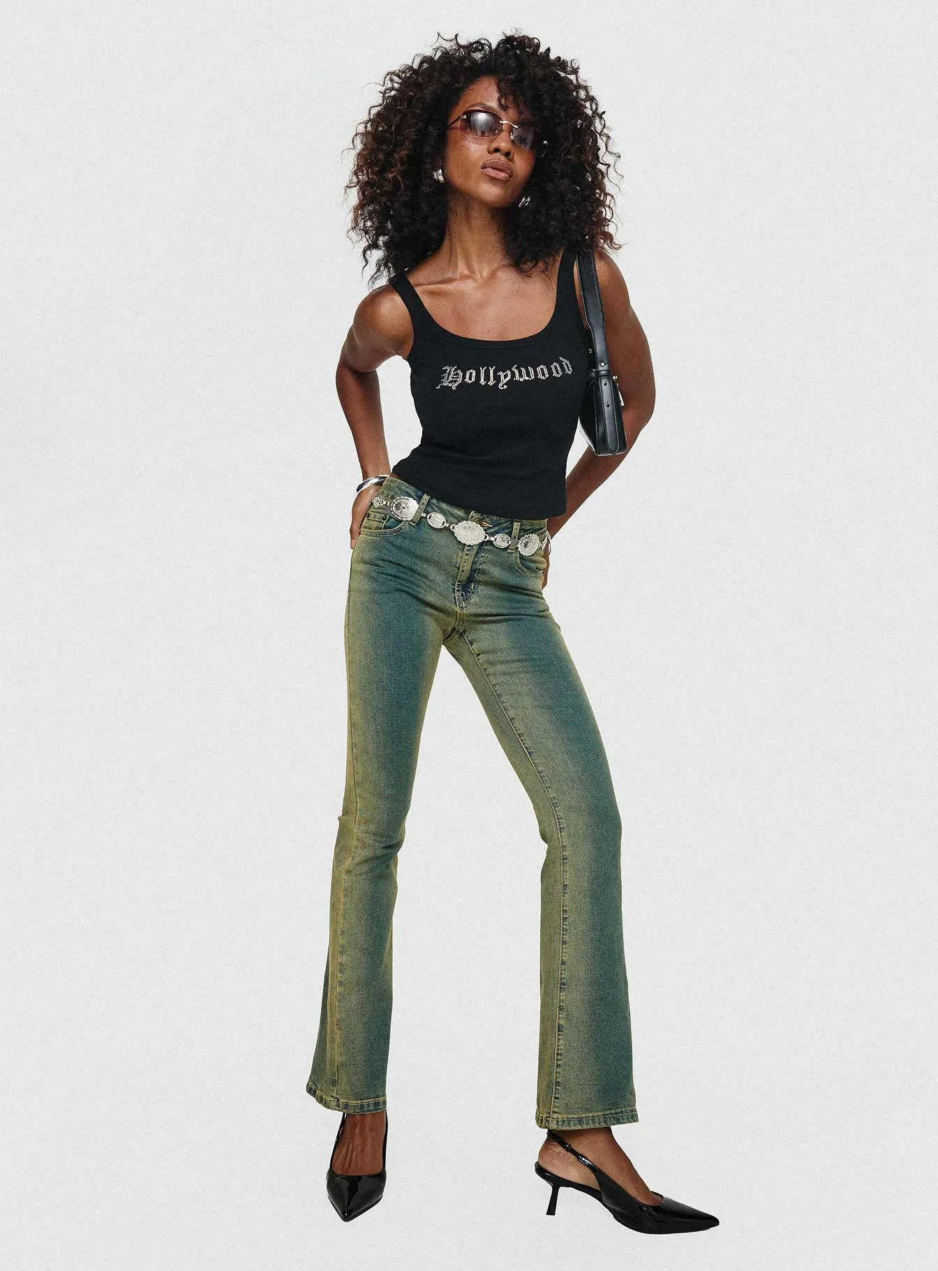Sandman Flare Jeans Antique Wash Basic Piece