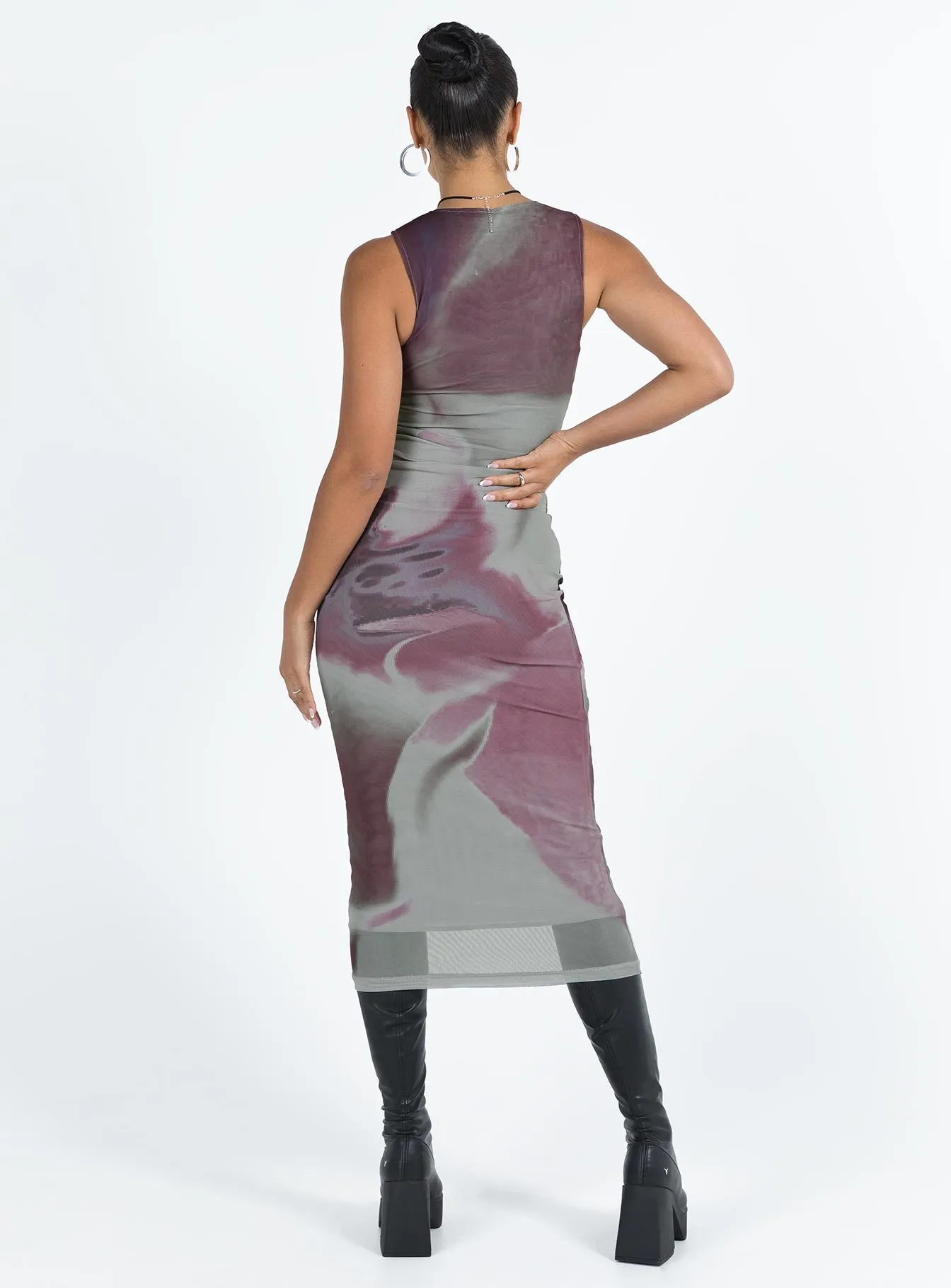 Motel Fayola Dress Anatomy Of Nature Pink Beautiful event maxi