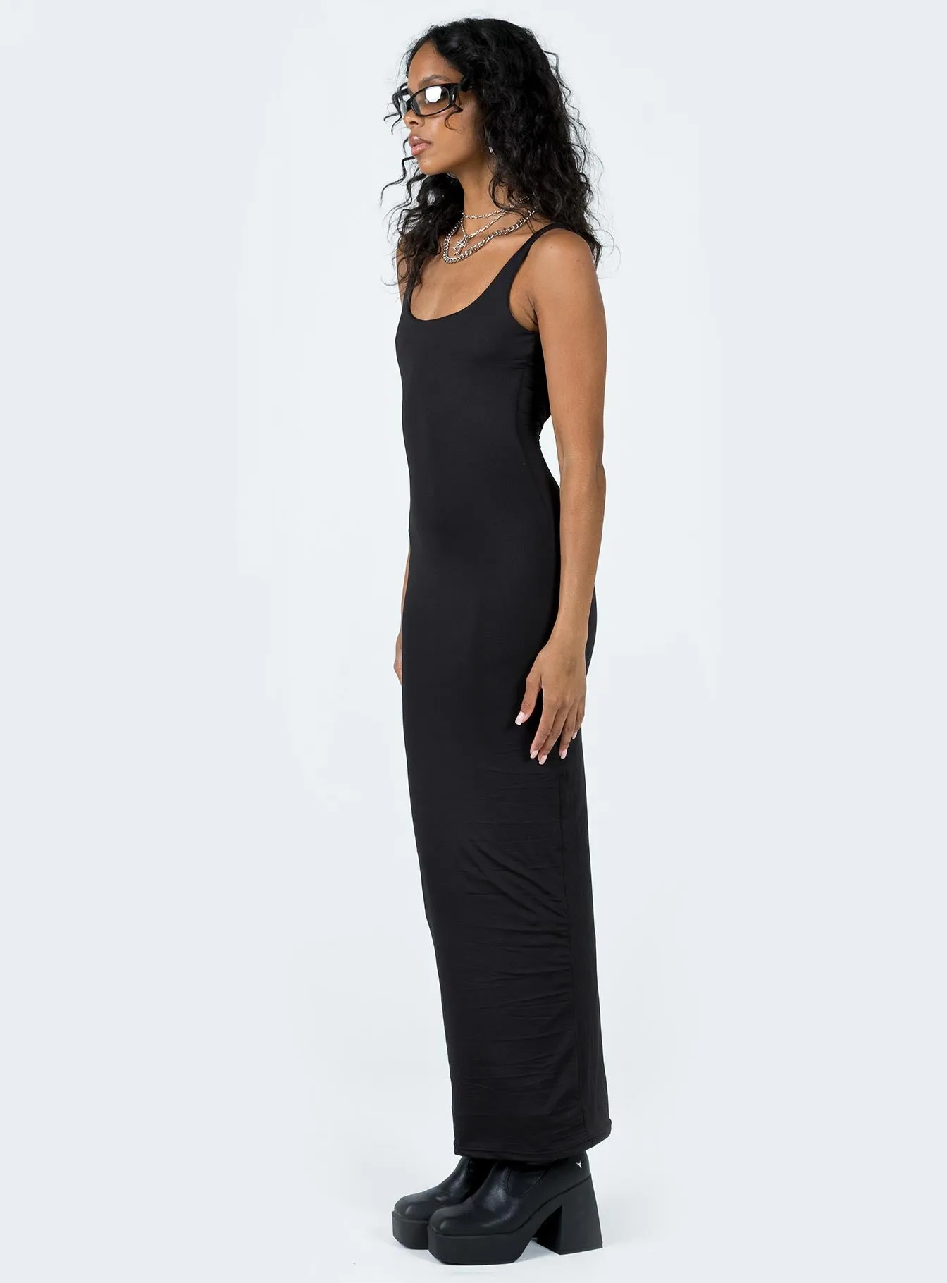 Light and airy dress Castling Maxi Dress Black