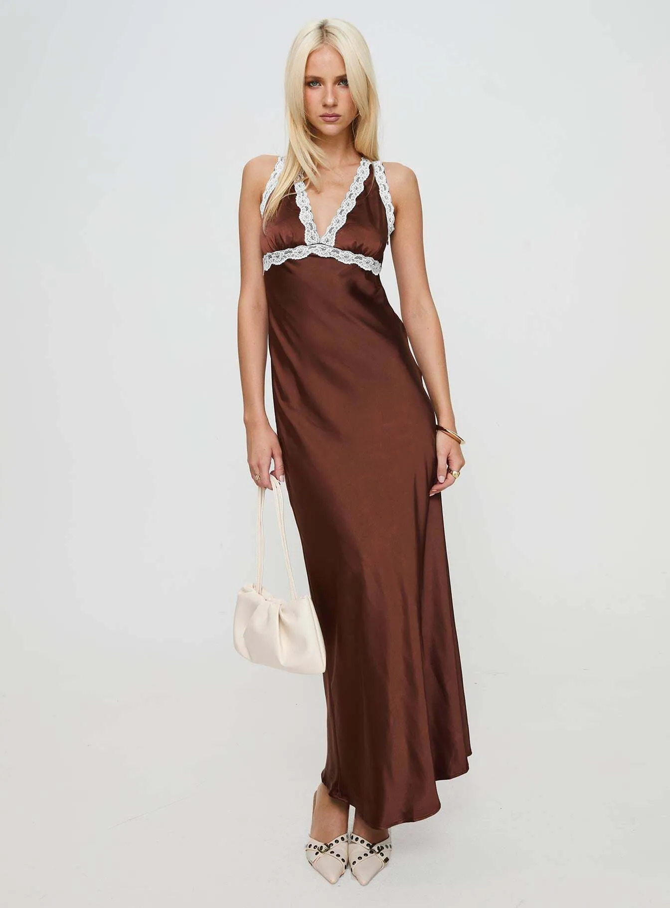 Timeless Glow Natassja Maxi Dress Chocolate