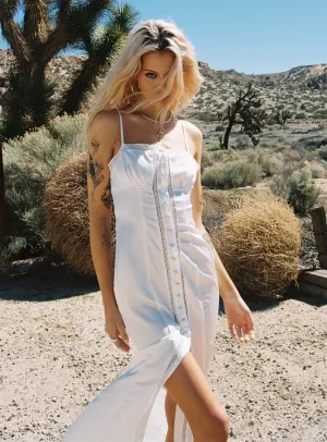 Snow Field Ematie Maxi Dress White