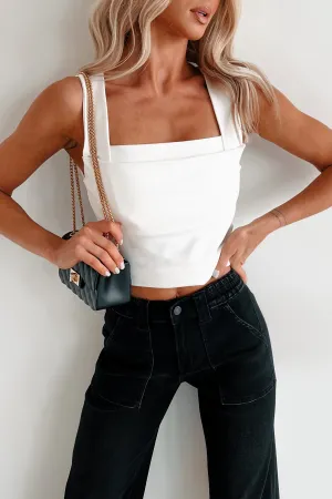 fresh water use Scientific - useful Simplicity Is Bliss Double-Layered Square Neck Tank Top (Off White)