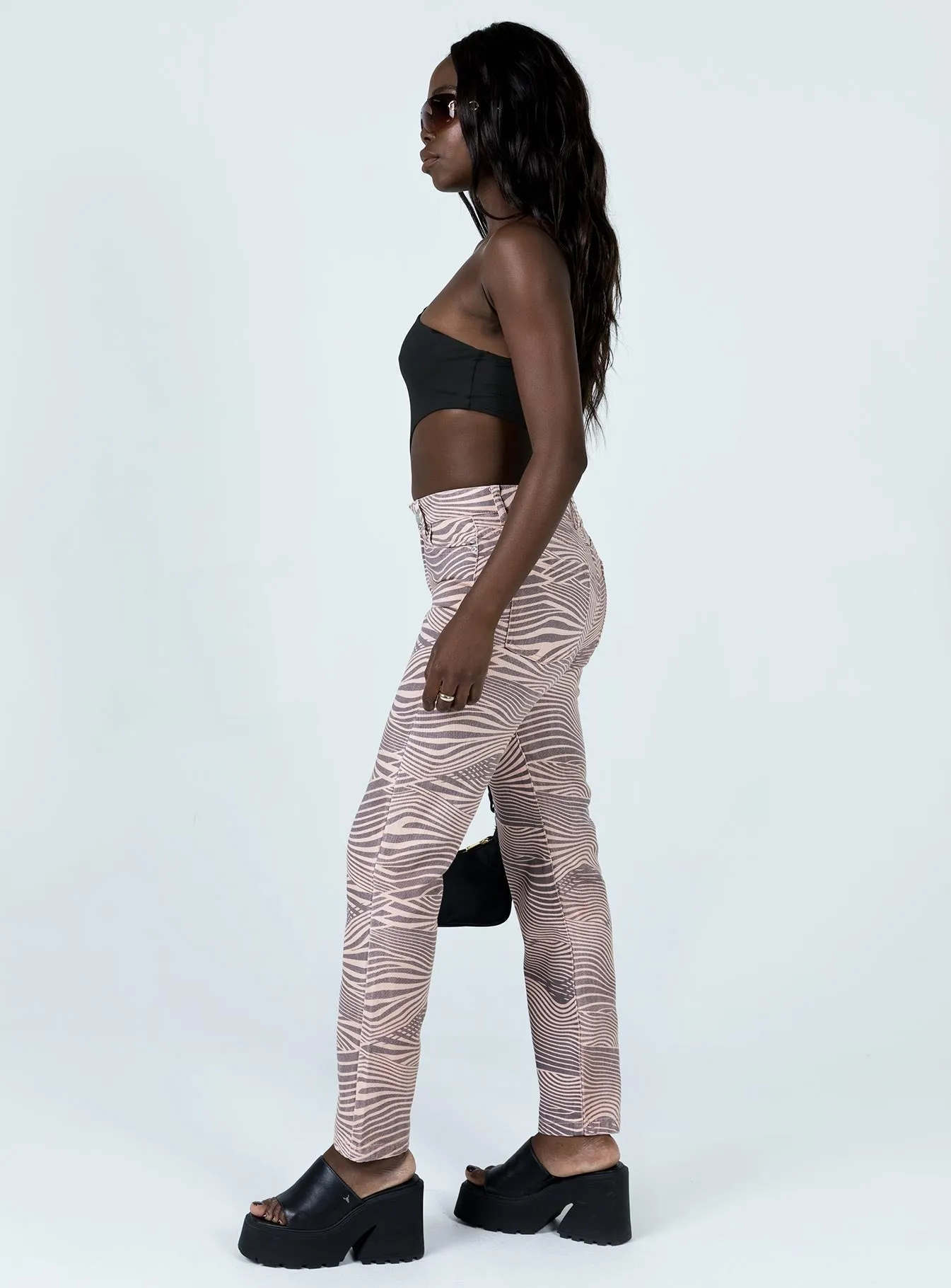 City Look Aryana Straight Leg Jeans Multi