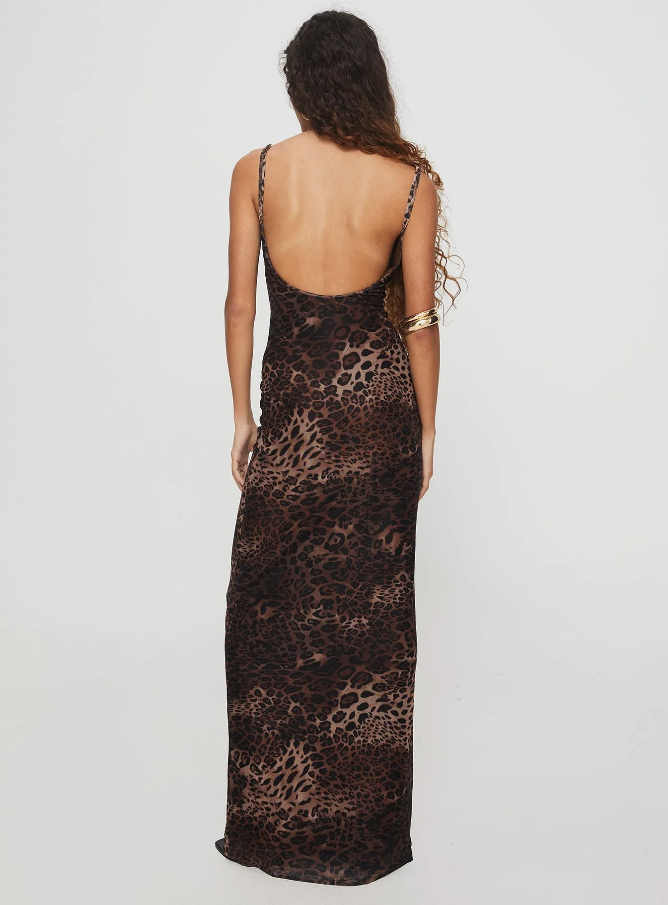 This dress is the perfect addition to any wardrobe for those who value both style and comfort Knox Maxi Dress Leopard
