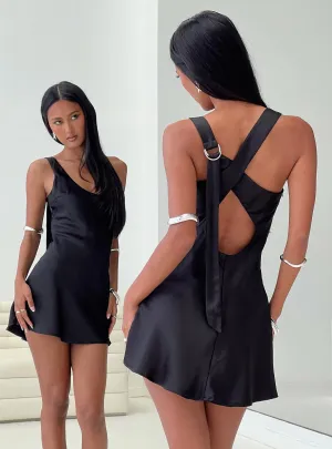 Cozy Fashion Wear Sama Mini Dress Black