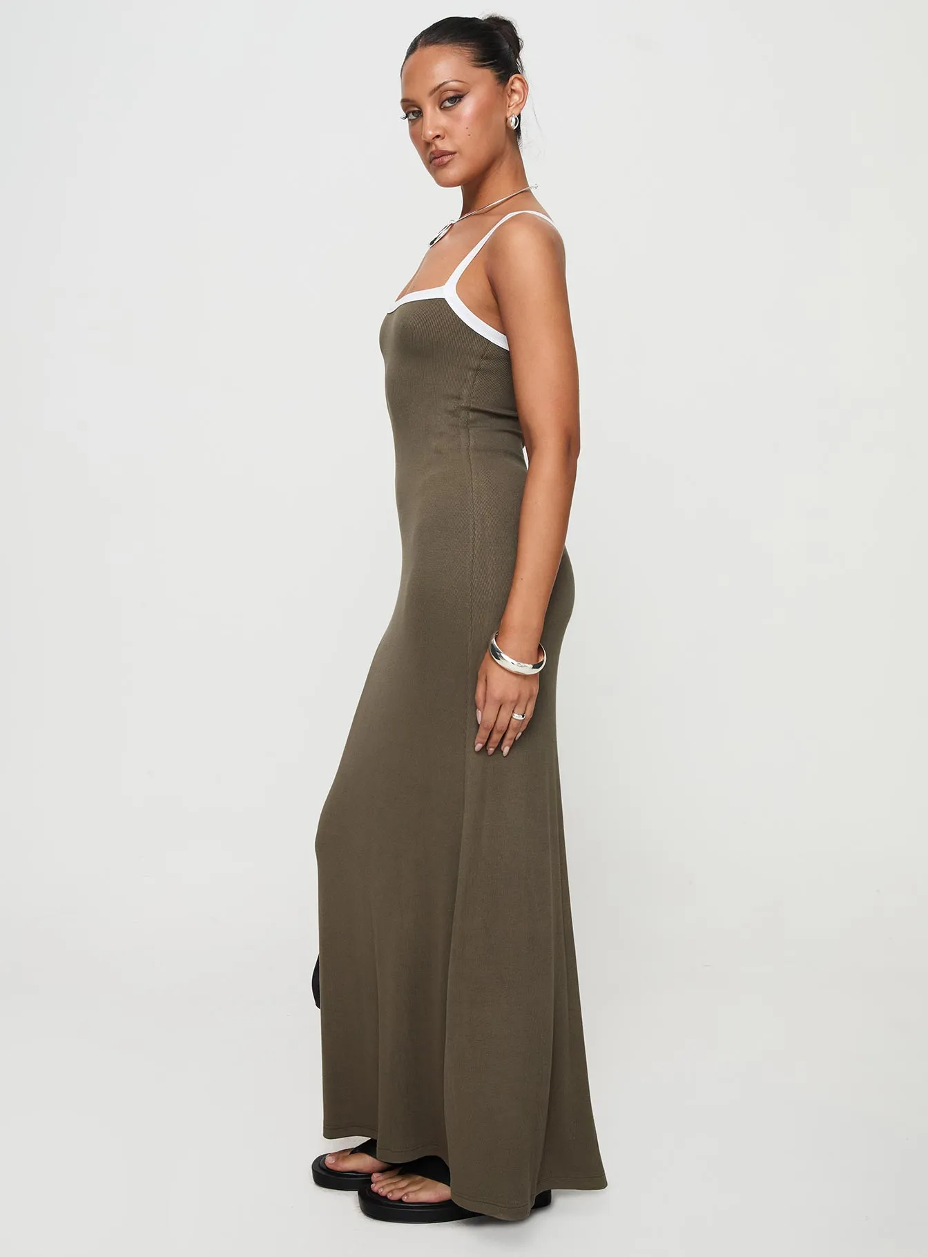 Lavender Field Austrina Maxi Dress Olive