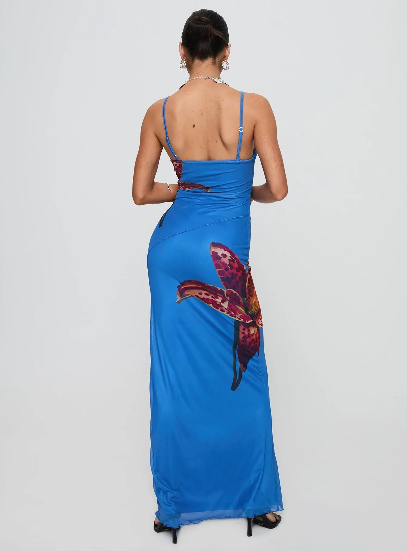 Day-to-evening wear Bespoke Maxi Dress Blue