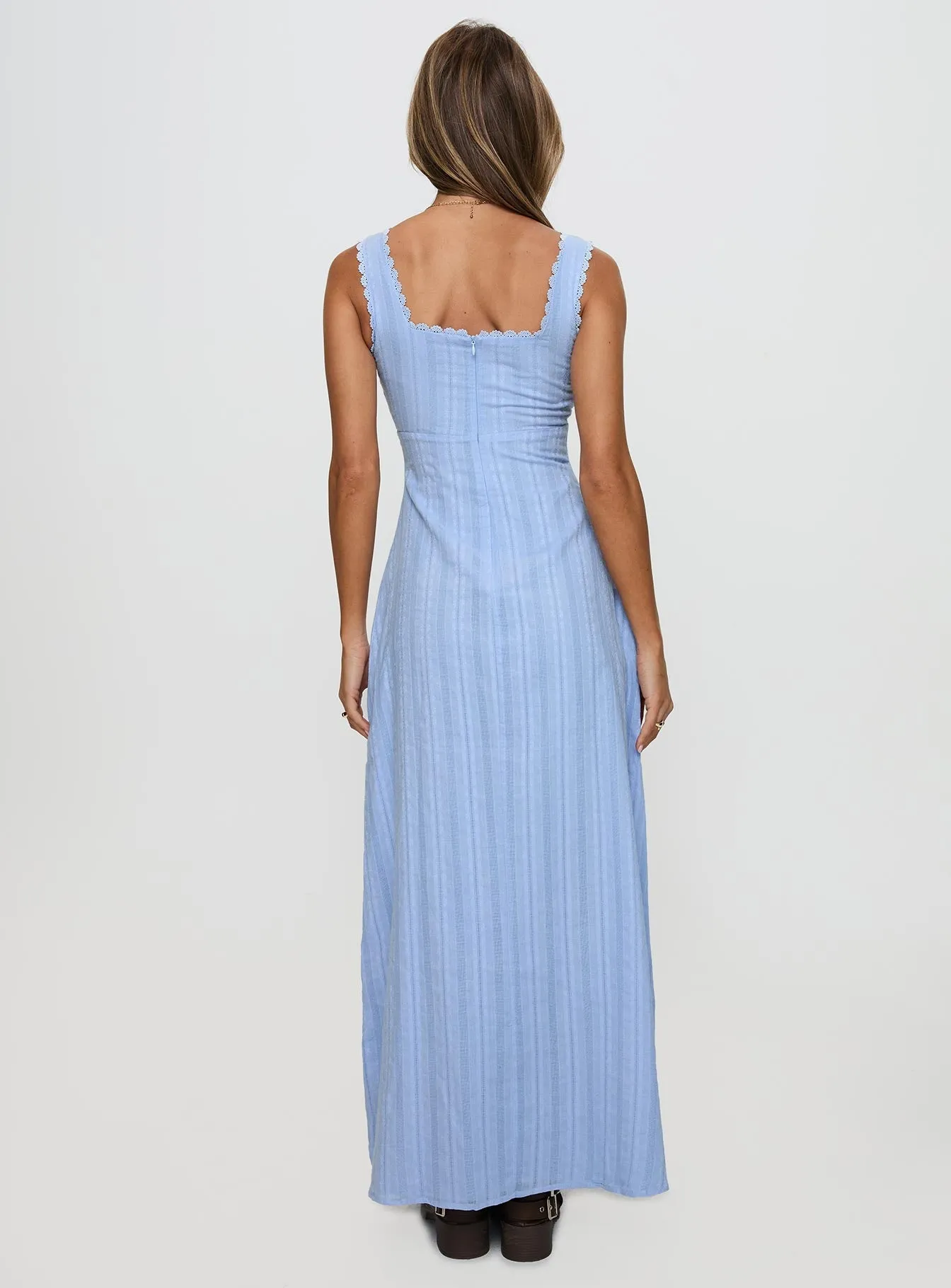 Clear Day Dasha Maxi Dress Blue