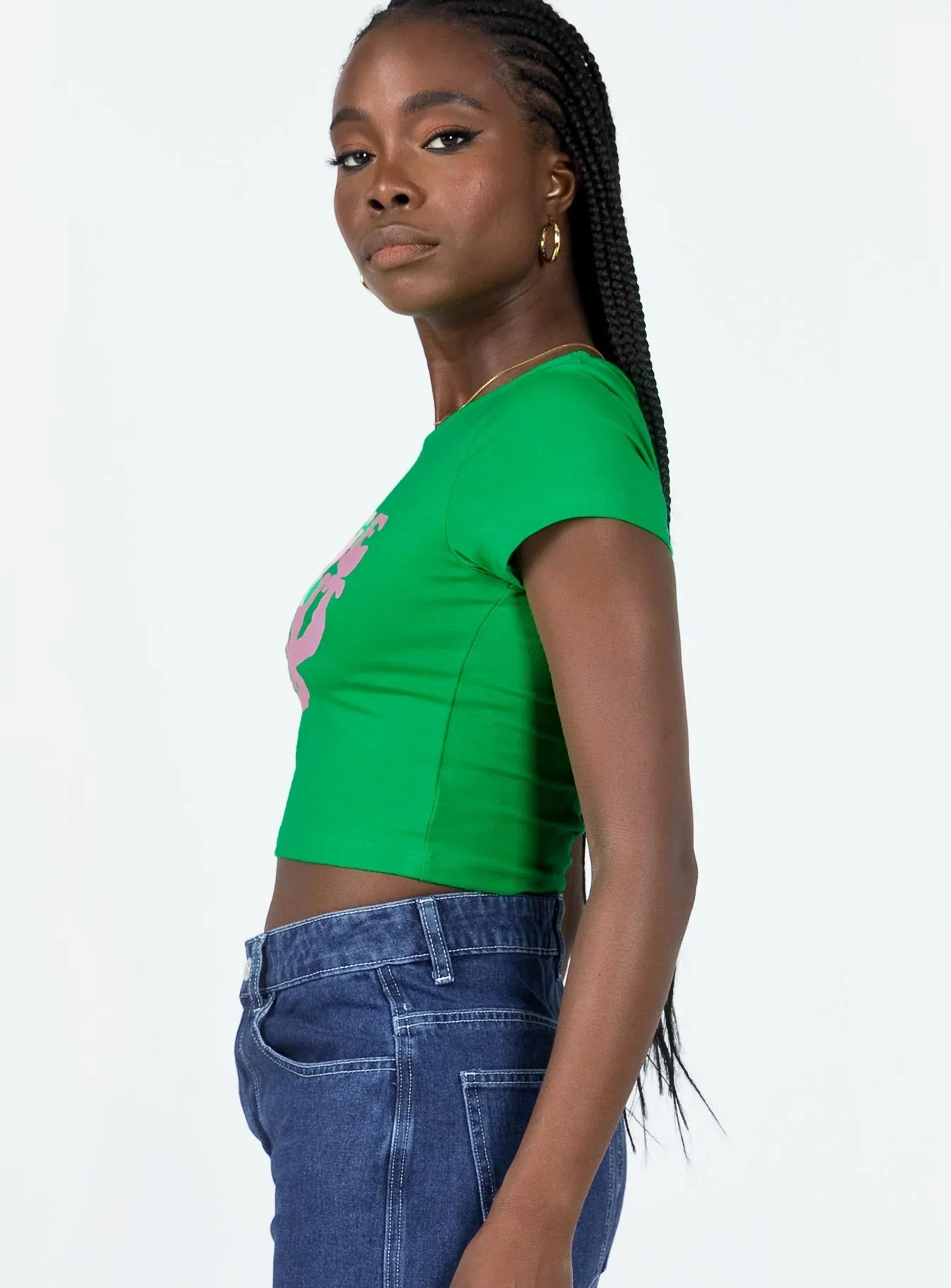 graduation SeamFreeShoulders College Dropout Tee Green