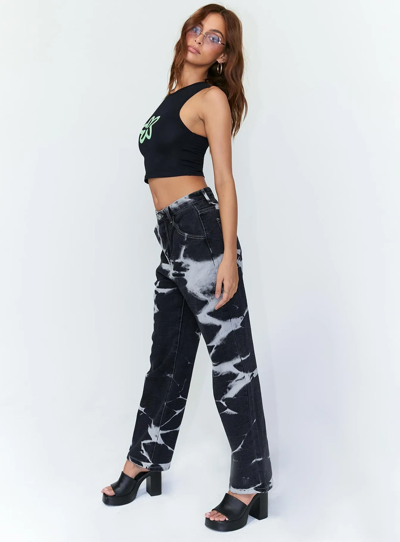 James Denim Jeans Black Family Style Gym Ready Daily Wear Recycled Material