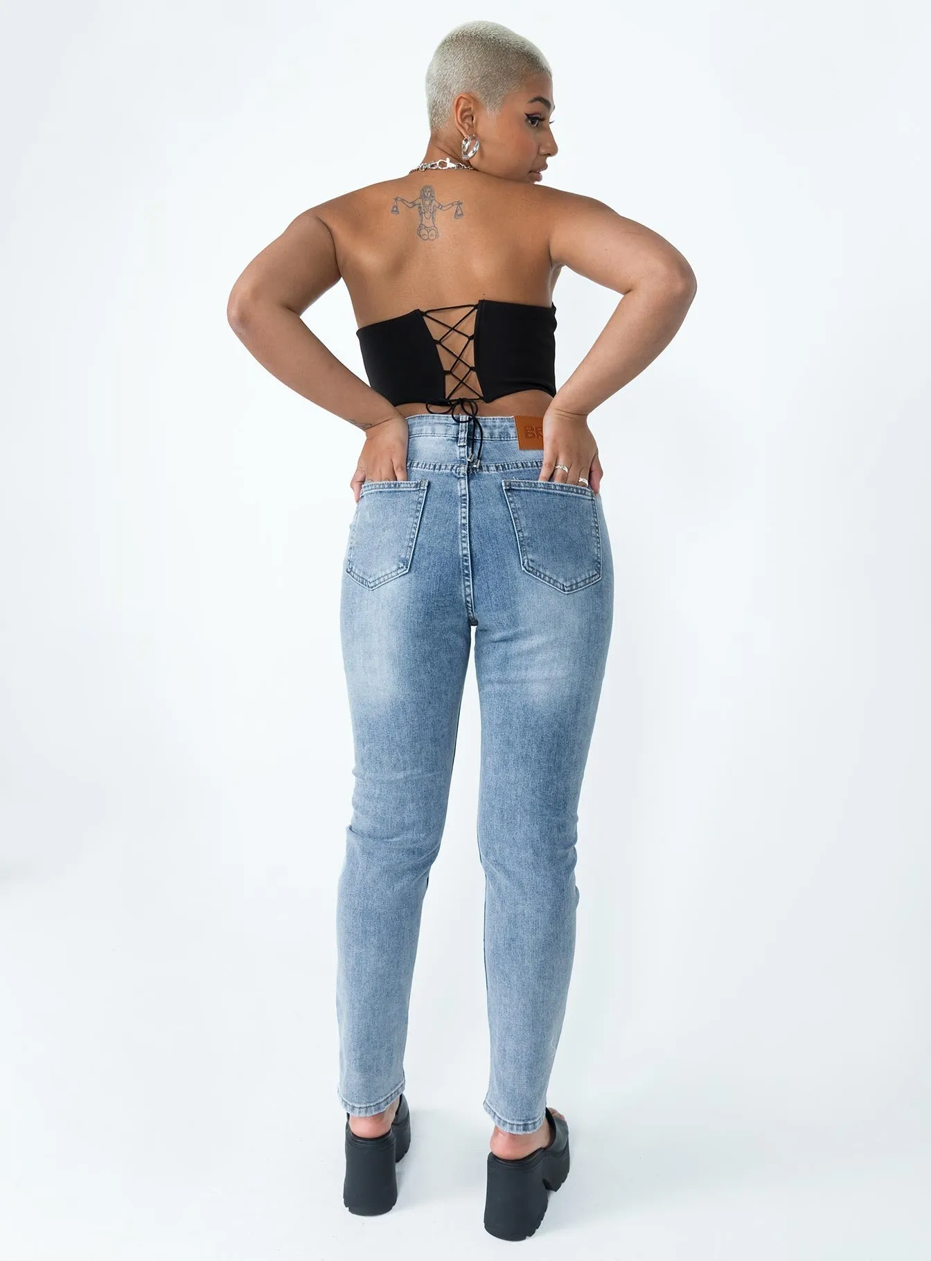 The Martin Jean Denim Stretch Holiday Vibes Streetwear Fan