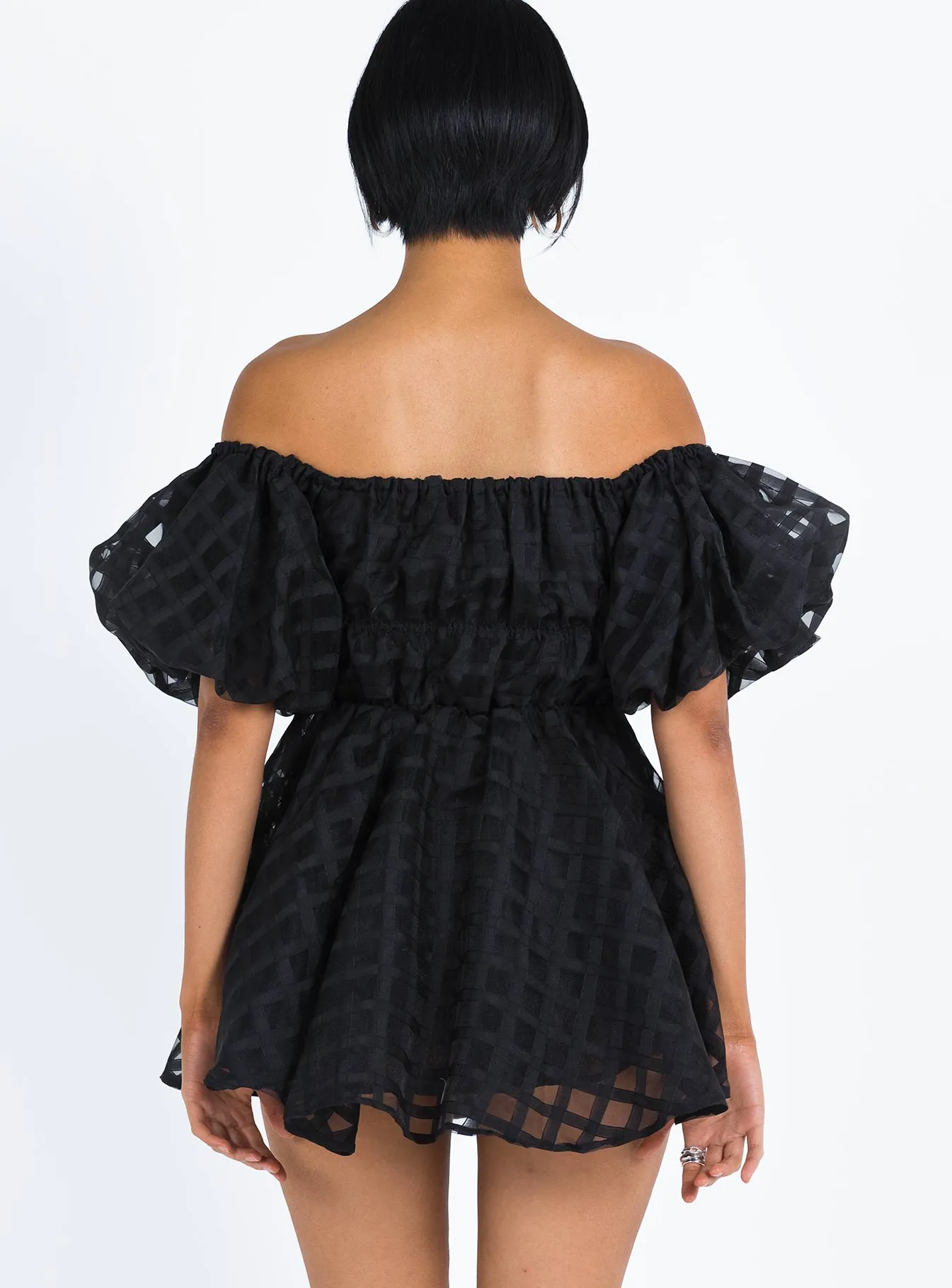 Pascali Mini Dress Black Flirty Look Bamboo Fiber Blend