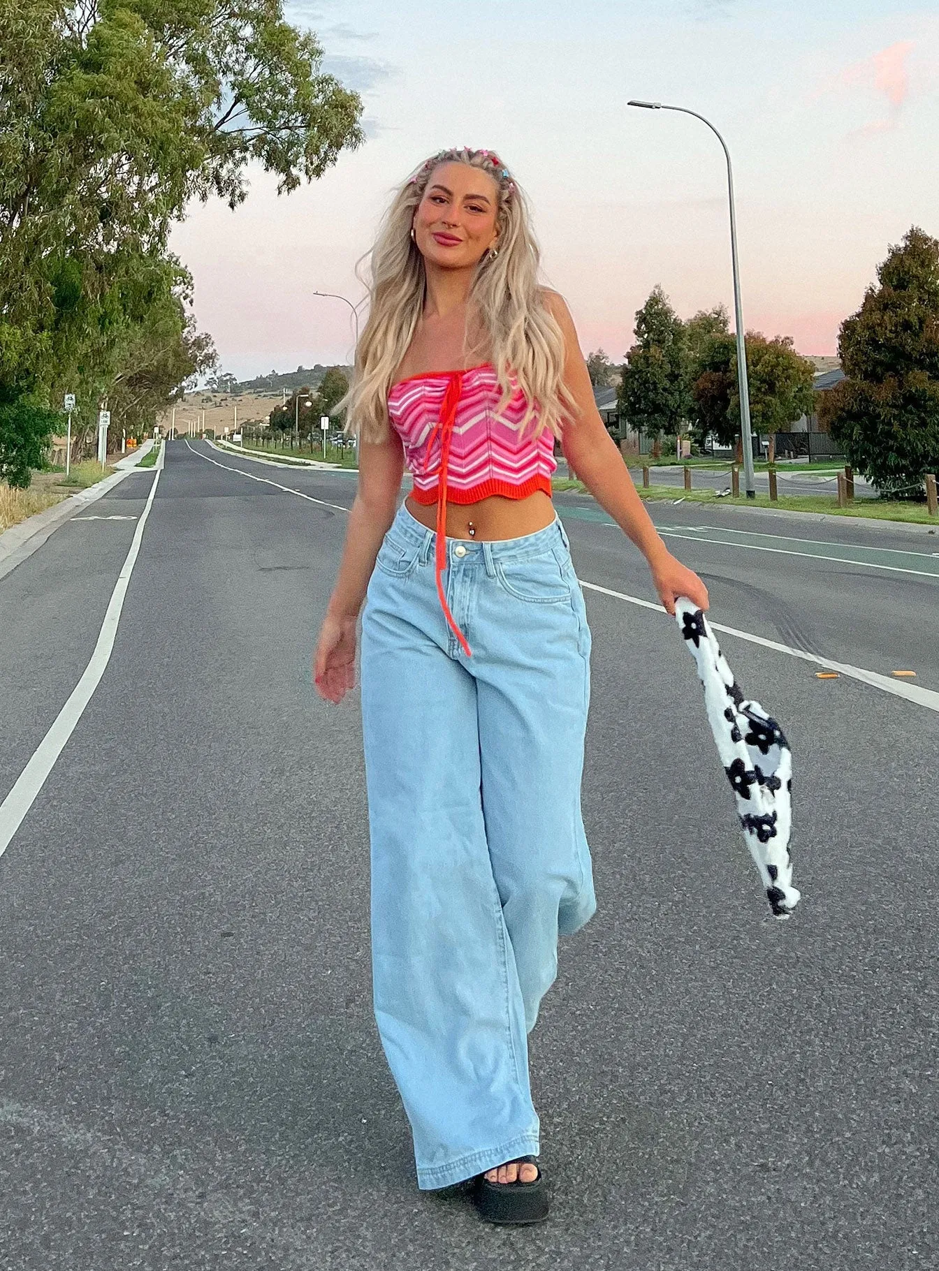 Parker Oversized Jeans Denim Streetwear Mood Acid Wash Effect