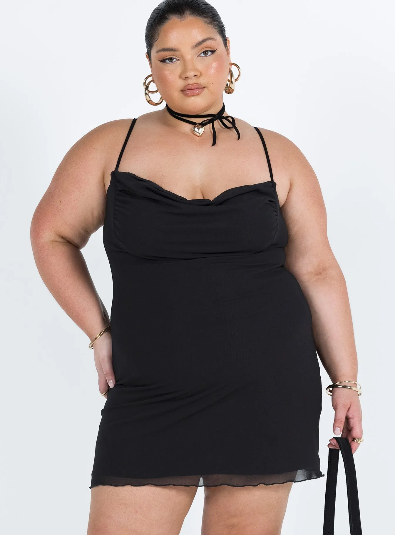 Sugar Mini Dress Black Curve Urban Pop