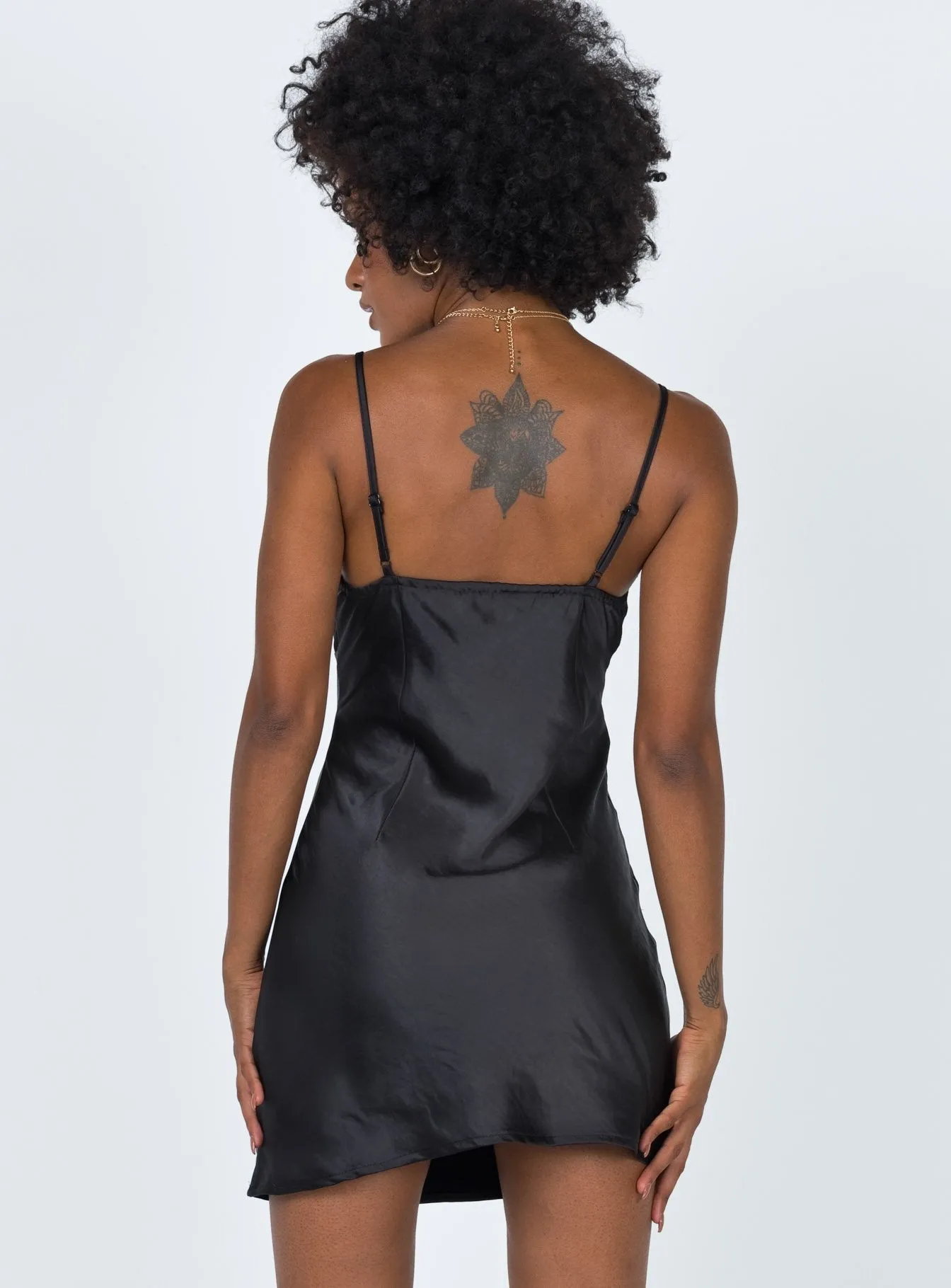 Roman Mini Dress Black Party Star