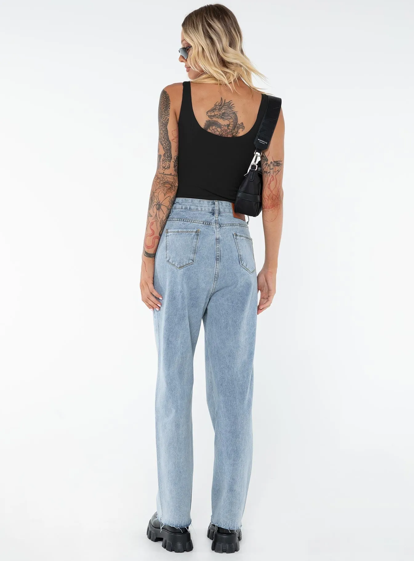 Kalinda Denim Jeans Tall Beach Day Versatile Soft
