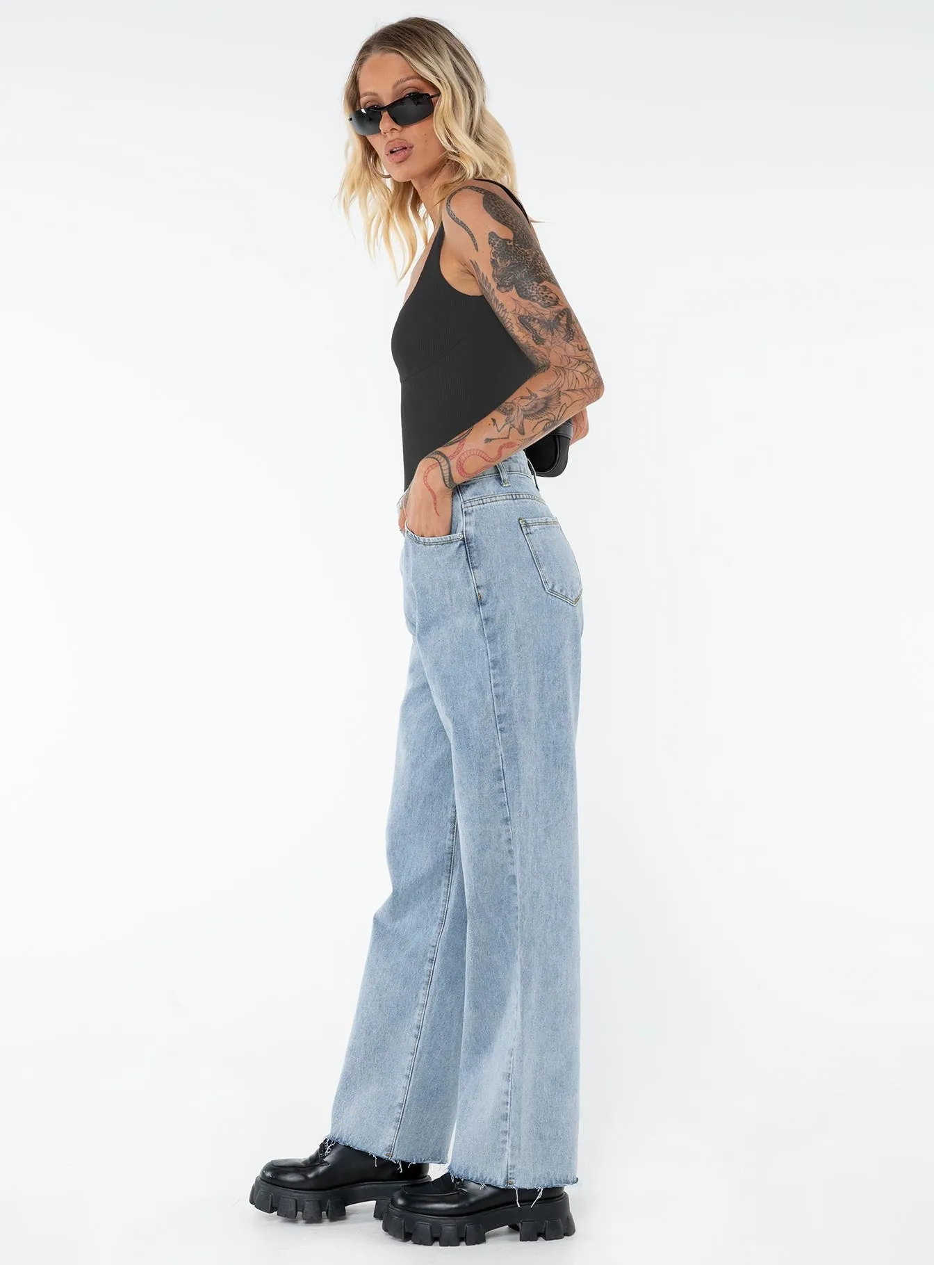 Smooth Form Neutral Daily Wear Kalinda Denim Jeans Tall