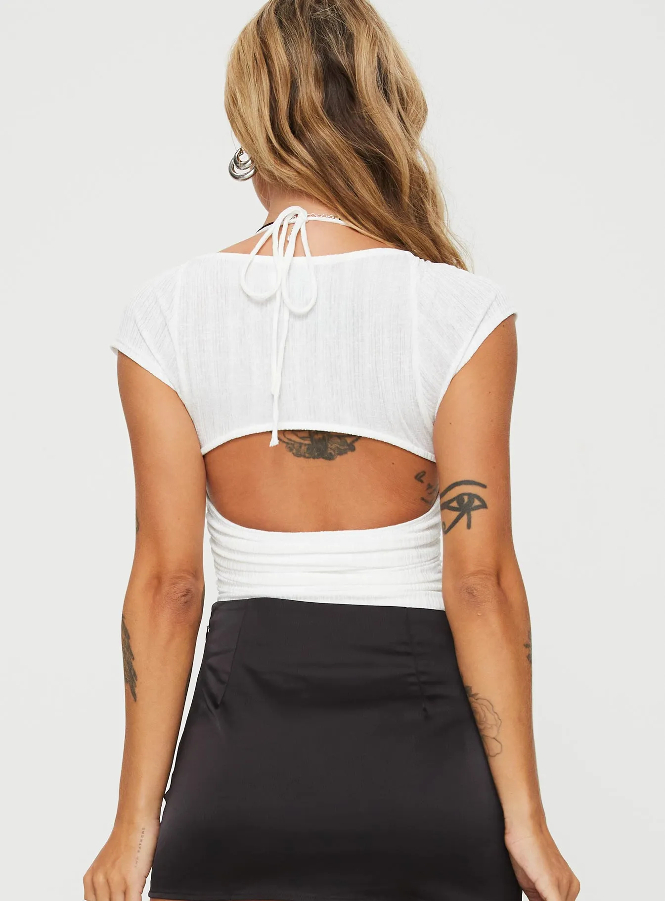 Sharp Model Flexible Soft Kealey Bodysuit White