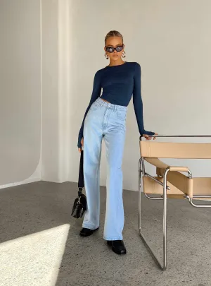 Jeannie Wide Leg Jeans Light Wash Denim Ever Versatile