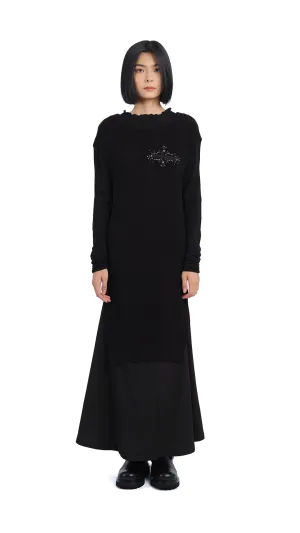 Knitted With Beading Dress Summer Air LightweightWeave