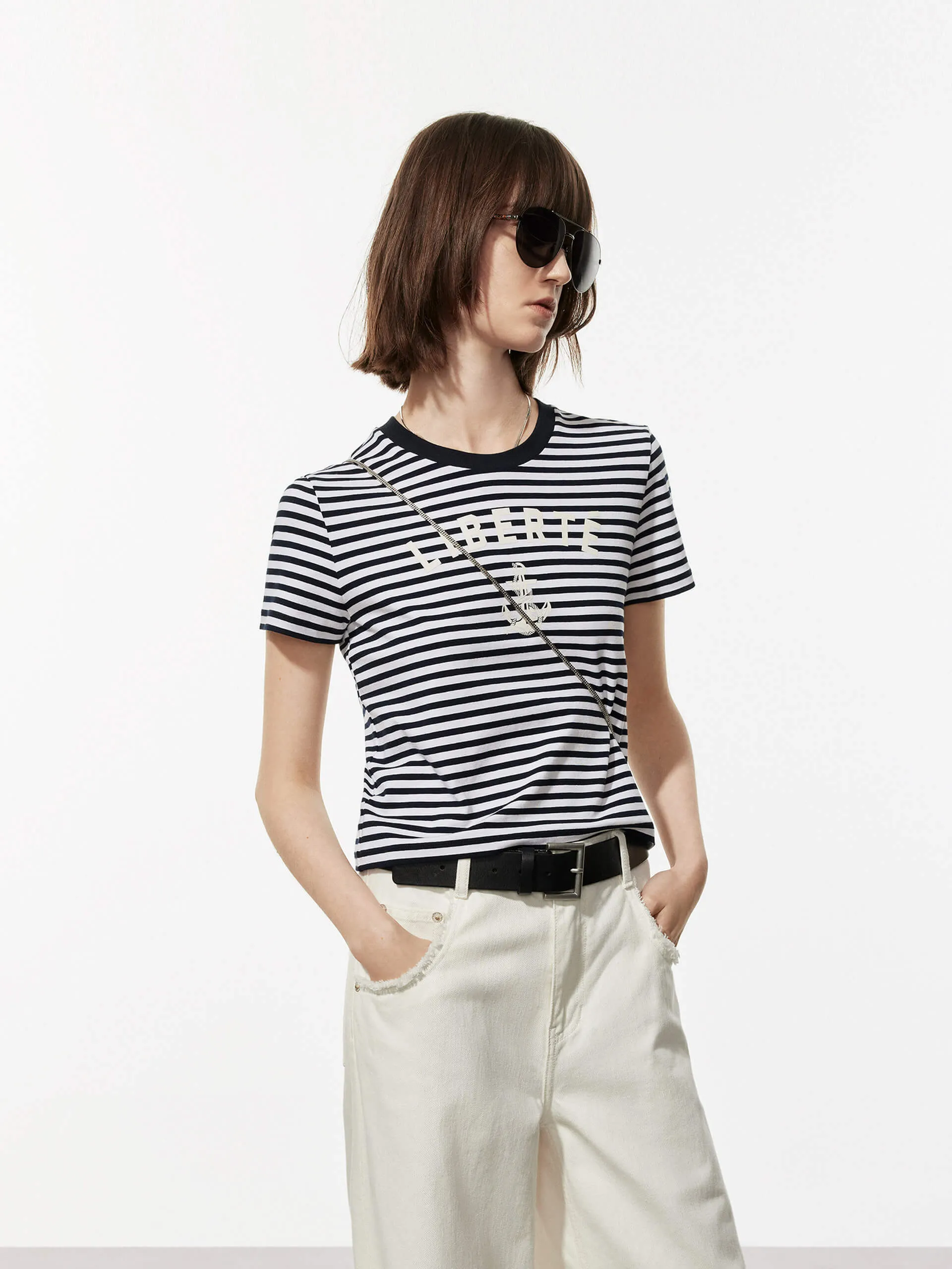 Urban Casual Look Easy Fit Wear Regular Fit Striped T-shirt