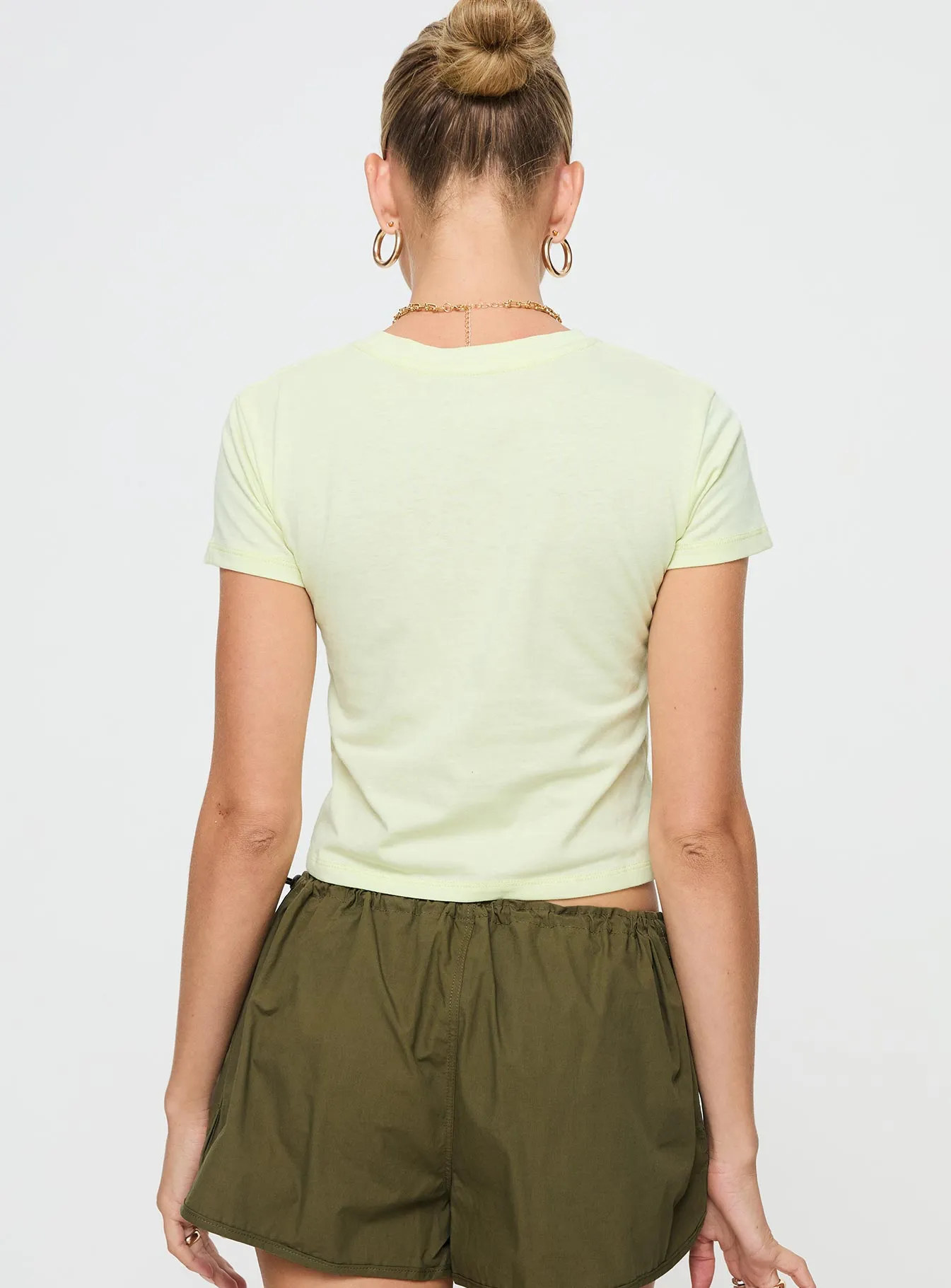 Fruit Market Tee Yellow Lightweight Style