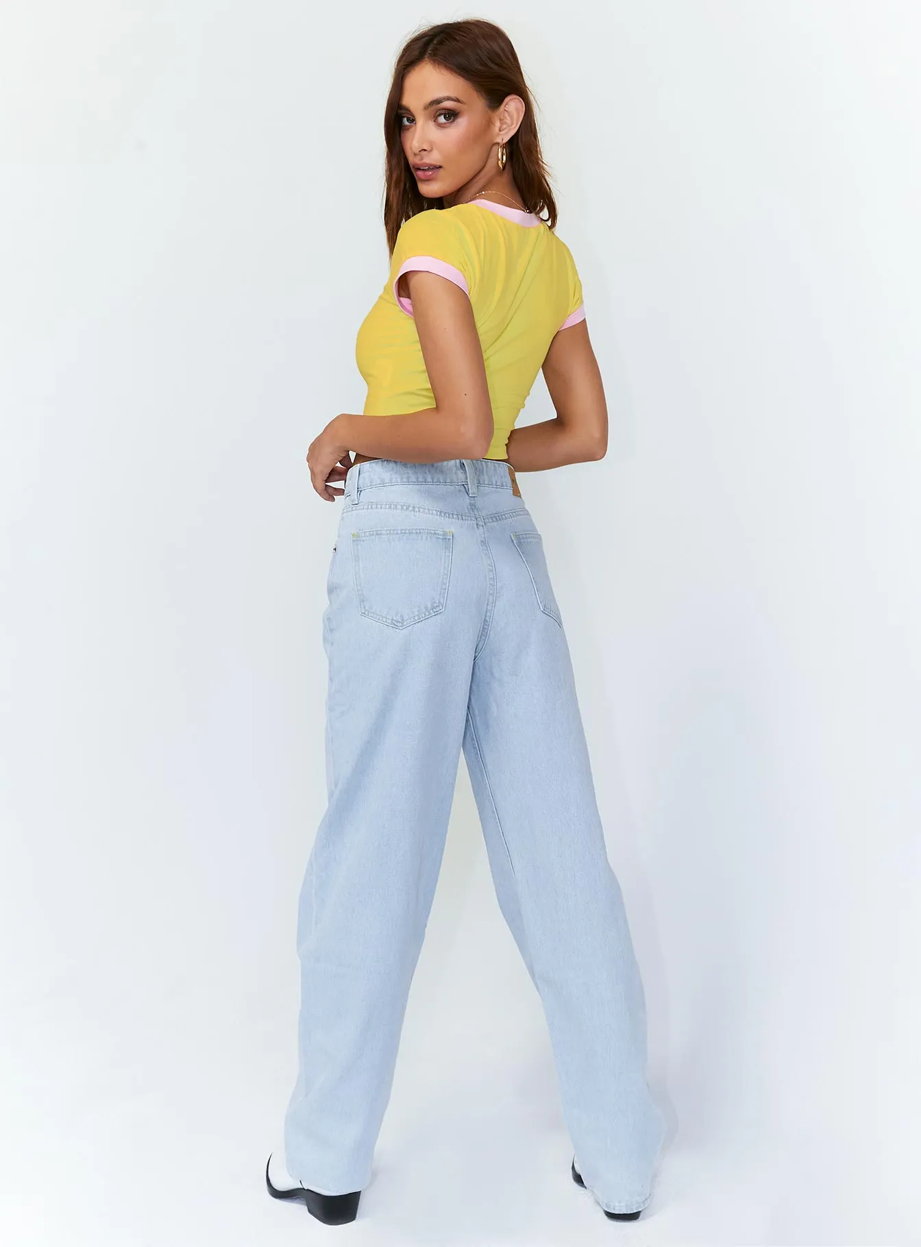 Motel Parallel Jeans Super Light Wash Leisure Ready