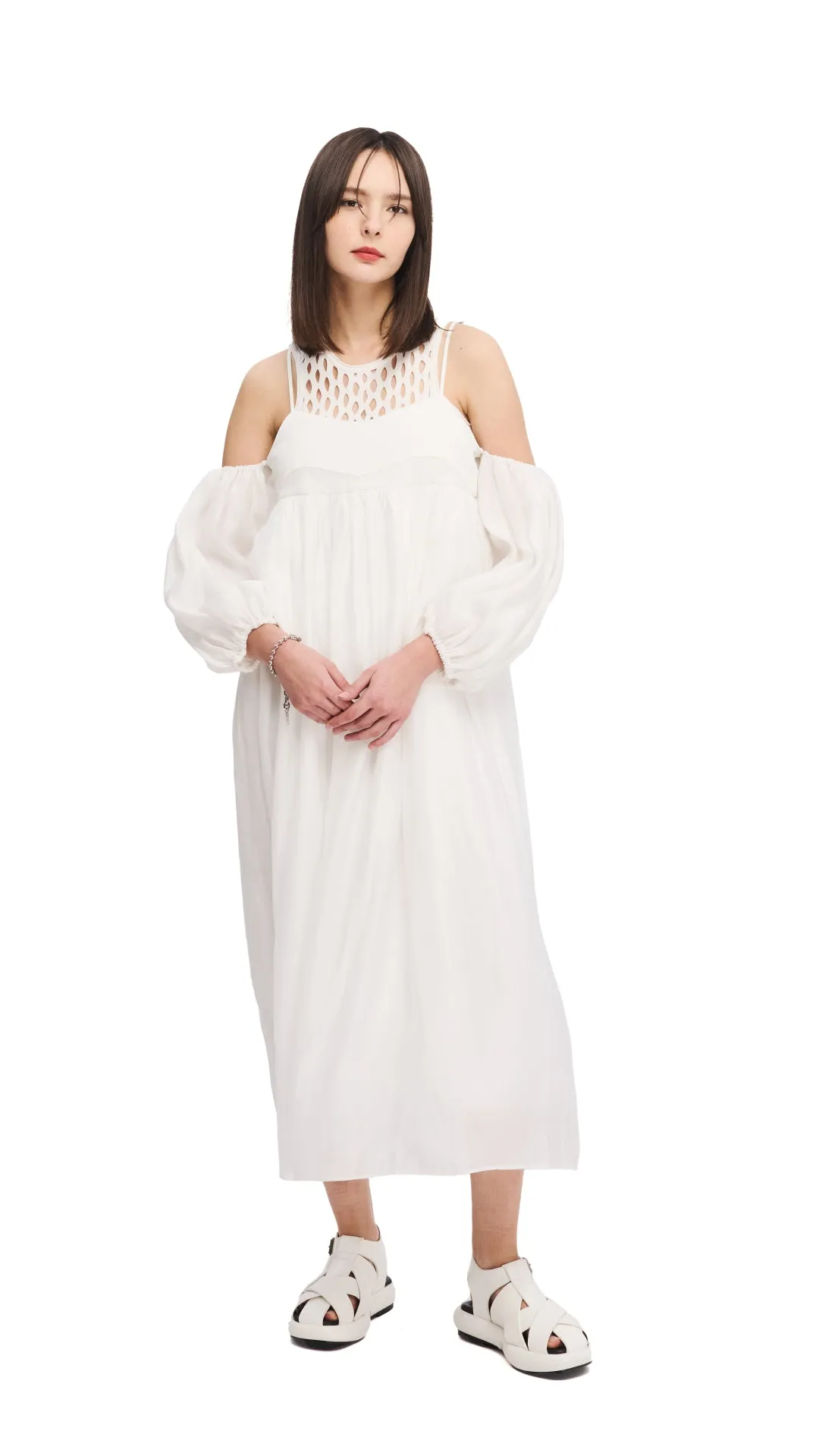 Cold Shoulder Dress Storm Core Tagless Labeling