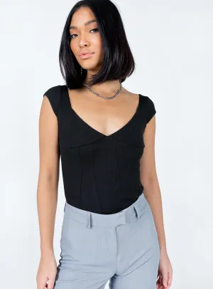 Durable Travel Alden Bodysuit Black