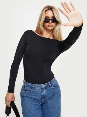 Bold Traveler Essential Street Gatewood Long Sleeve Bodysuit Black Tall