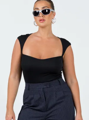 Smart Vacation Event Shopping Halia Bodysuit Black