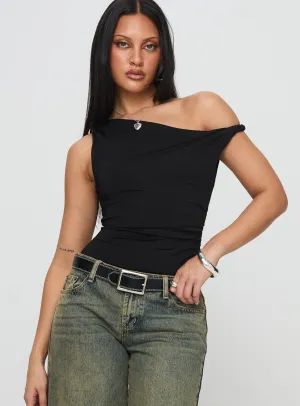 Leclerc Bodysuit Black Soft Elegant