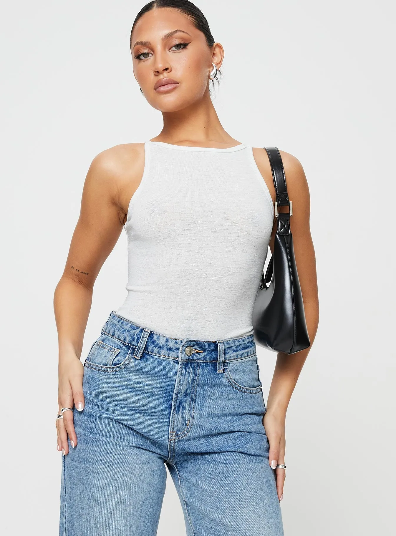 Weekend Adult Resort Vacation Mayrelle Bodysuit White