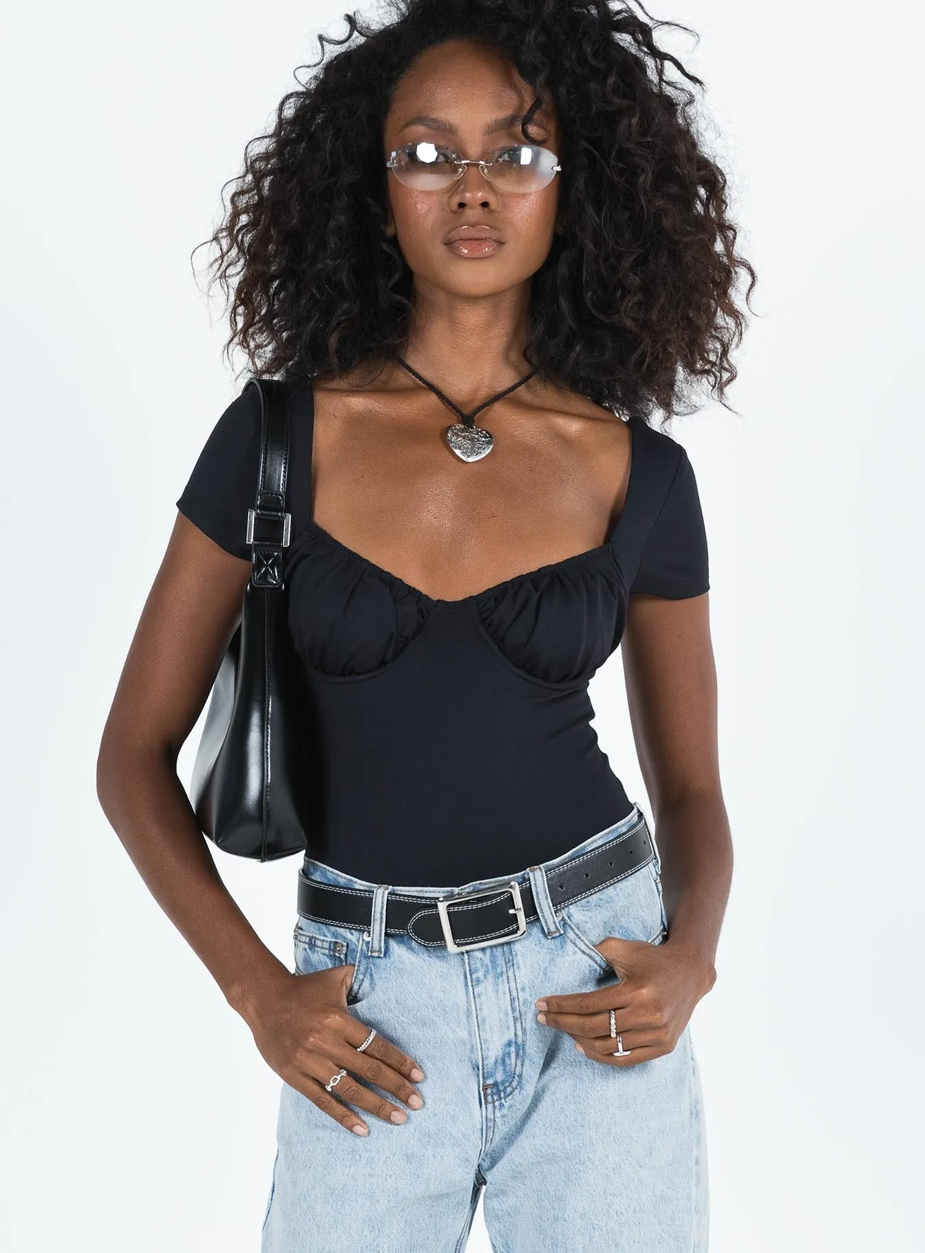 Mesha Bodysuit Black Weekend Teen Sport Unisex