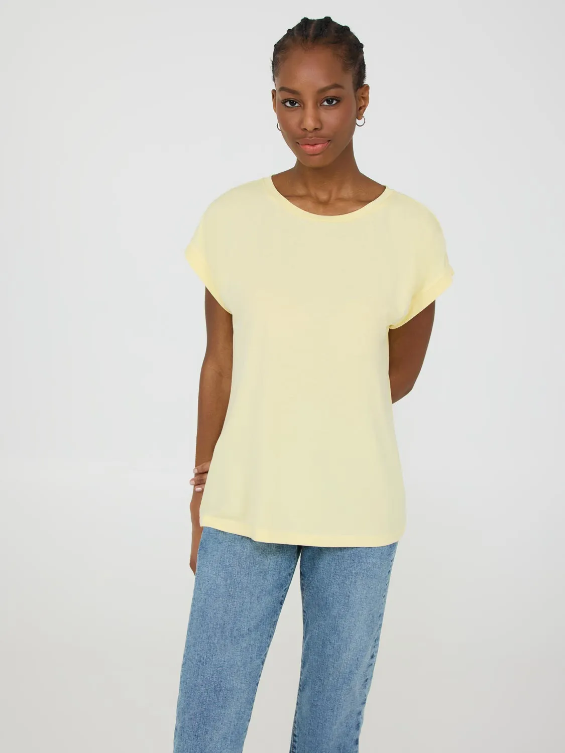 Active Ease Cuffed Dolman Sleeve Top