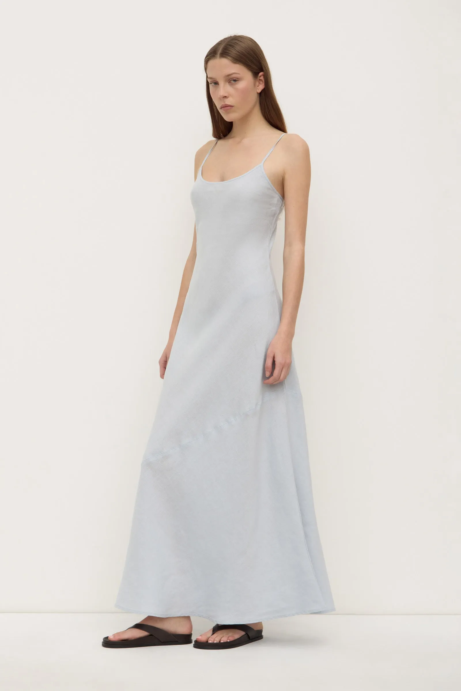 Durable Reinforcements Colette Linen Slip Dress